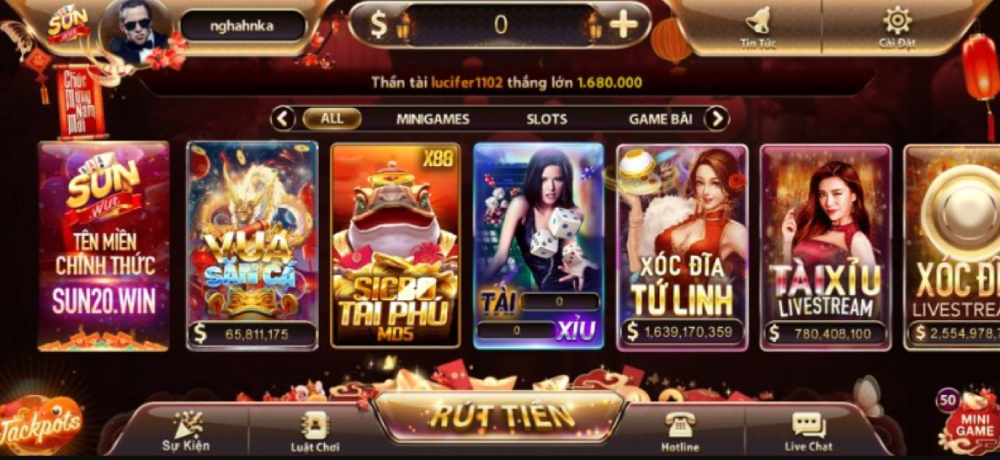 Trang chủ 8 Kho trò chơi đa dạng thể loại tại Sunwin